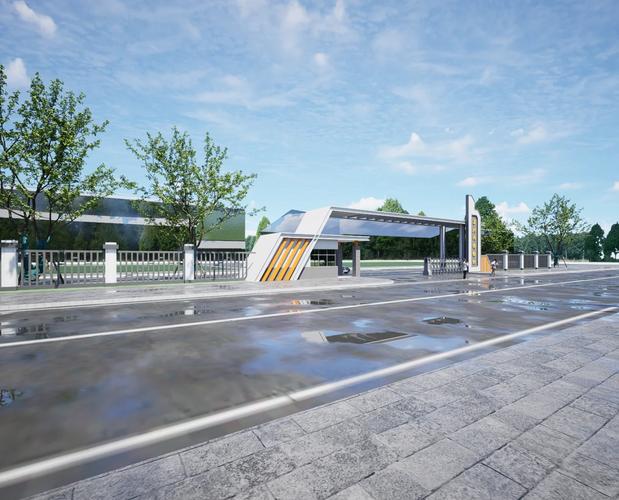 纺织厂大门设计 外观效果图大揭秘！